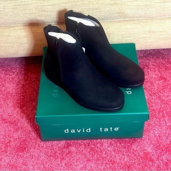 🥾NWT David Tate Waterproof Nubuck/Leather Caddy Boots - Picture 3 of 13